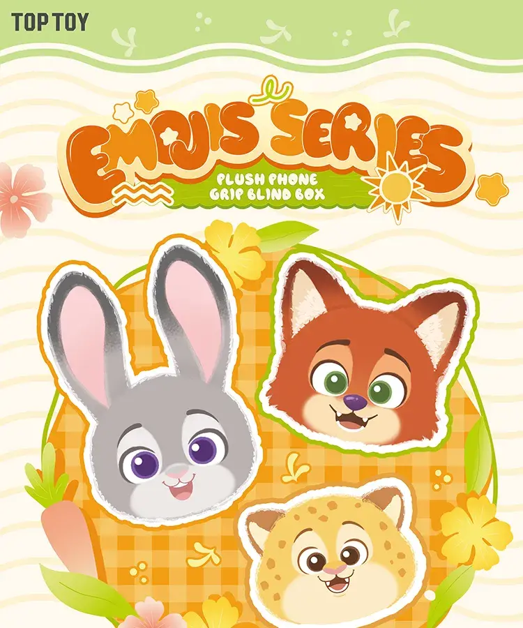 DISNEY Zootopia 2 Emojis Series Plush Phone Grip Blind Box - Image 6