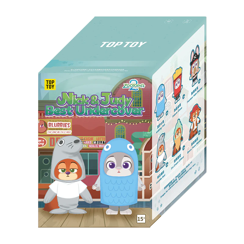 ZOOTOPIA 2 NICK & JUDY Best Undercover Keychain Plush Series Figure Blind Box - Image 11