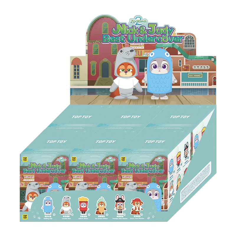 ZOOTOPIA 2 NICK & JUDY Best Undercover Keychain Plush Series Figure Blind Box - Image 12