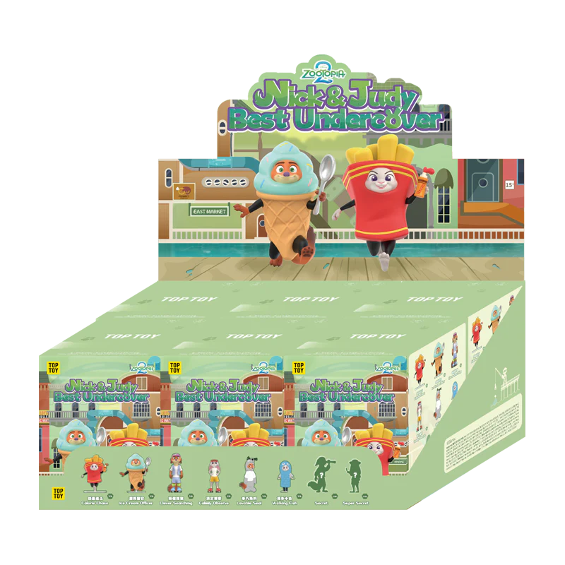 ZOOTOPIA 2 NICK & JUDY Best Undercover Series Figure Blind Box - Image 13